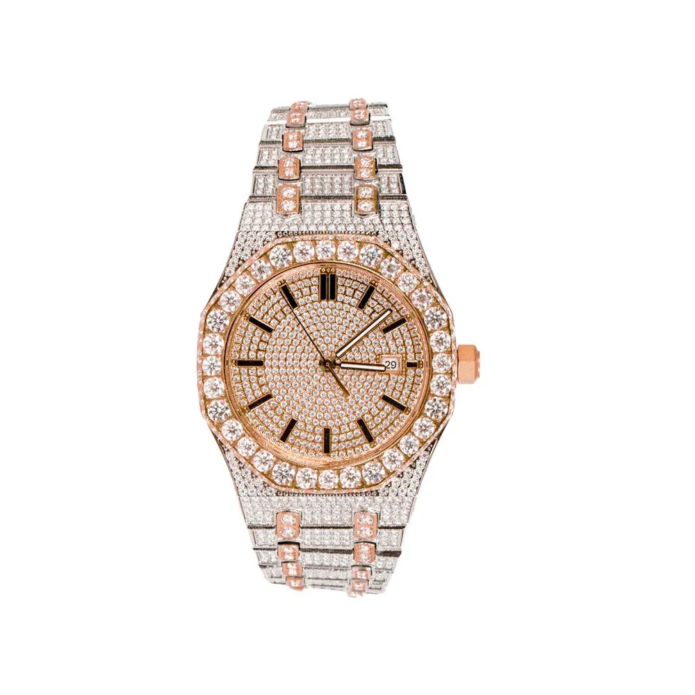 Womens Moissanite Watch Octagon Luxury Xmas Sale sold by Master Of Bling product image thumbnail 2