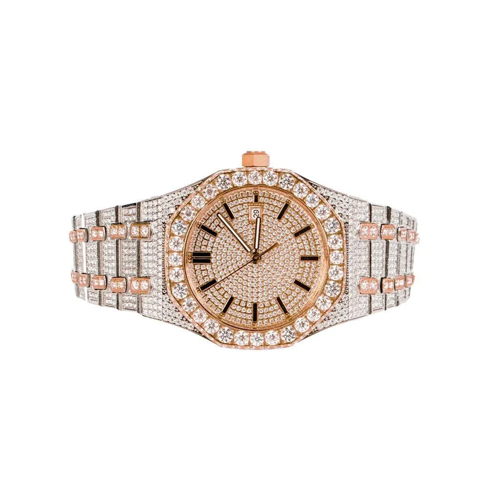 Womens Moissanite Watch Octagon Luxury Xmas Sale sold by Master Of Bling