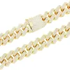 Men's 18mm Square Micro Pave Miami Cuban Necklace sold by Master Of Bling
