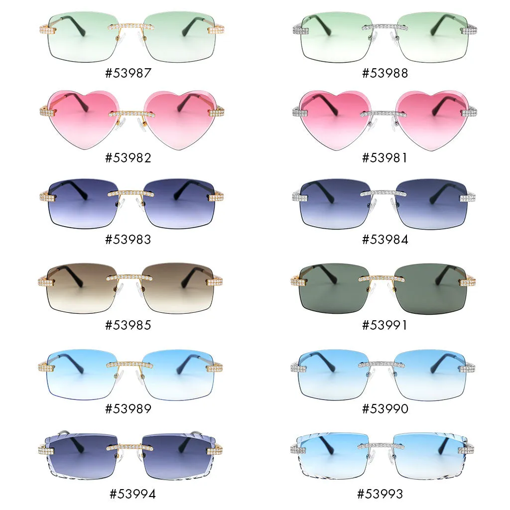 Moissanite Sunglasses Collection (All Colors) sold by Master Of Bling