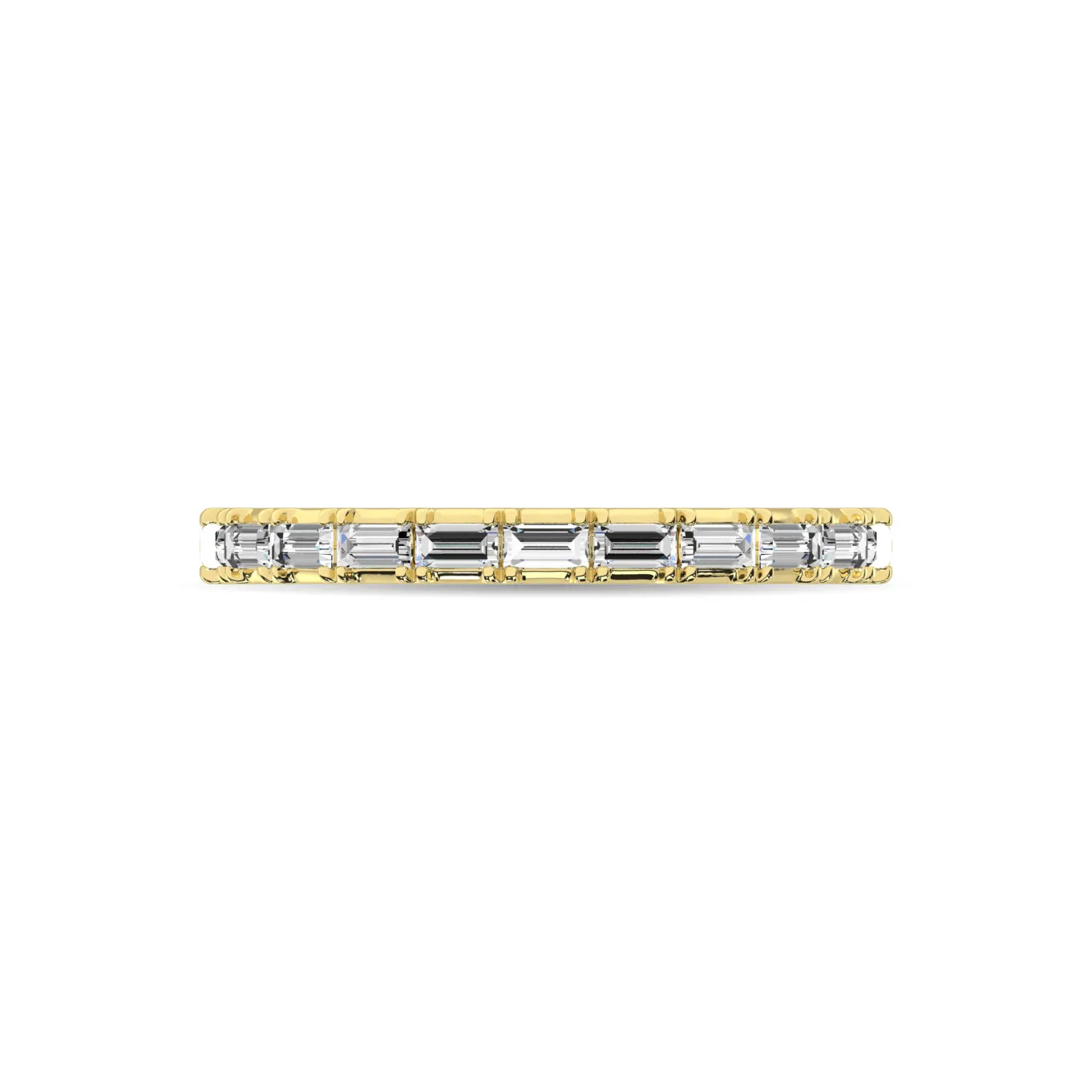 Diamond Anniversary Ring 1/10 ct tw in 14K Yellow Gold sold by Master Of Bling product image thumbnail 2