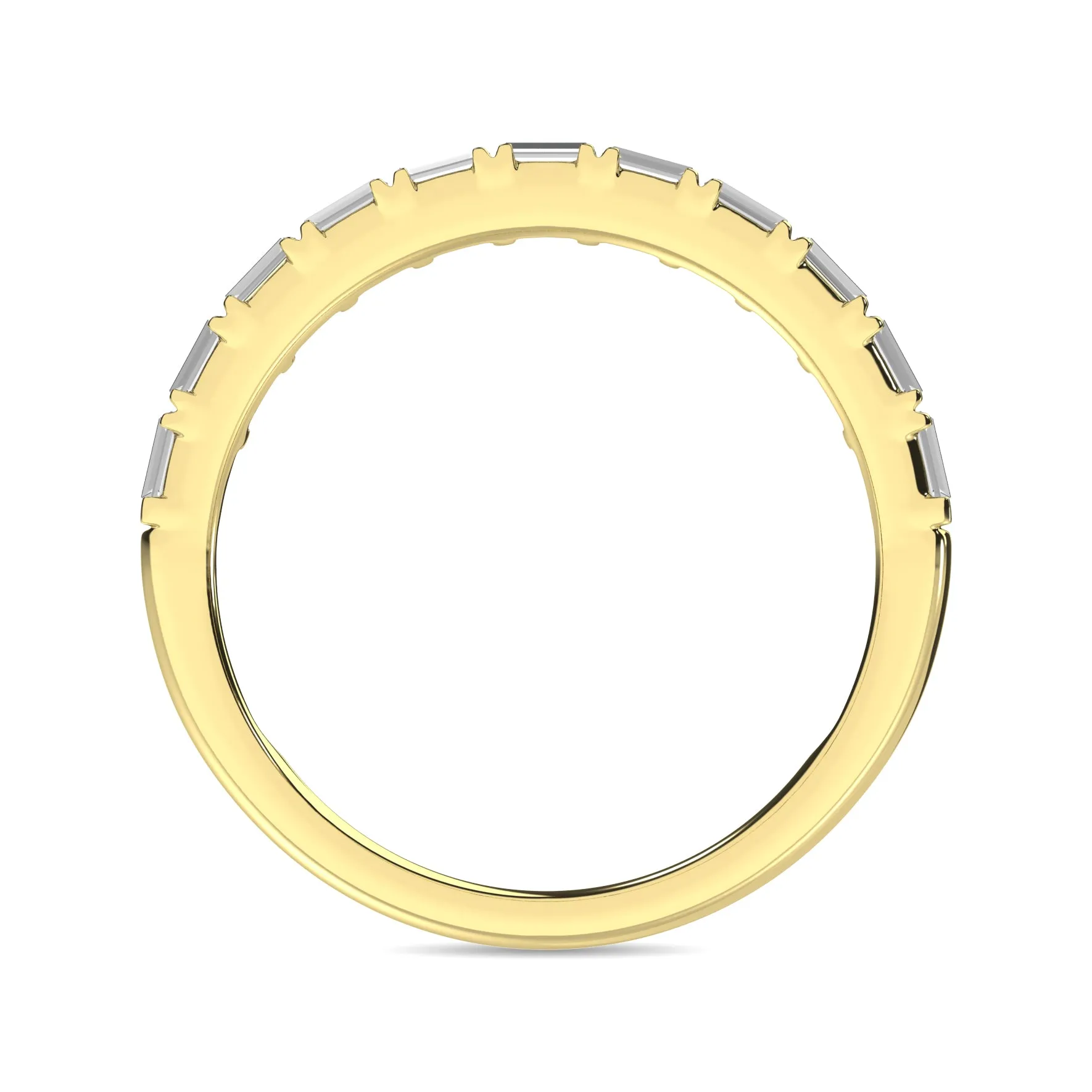 Diamond Anniversary Ring 1/10 ct tw in 14K Yellow Gold sold by Master Of Bling product image thumbnail 4