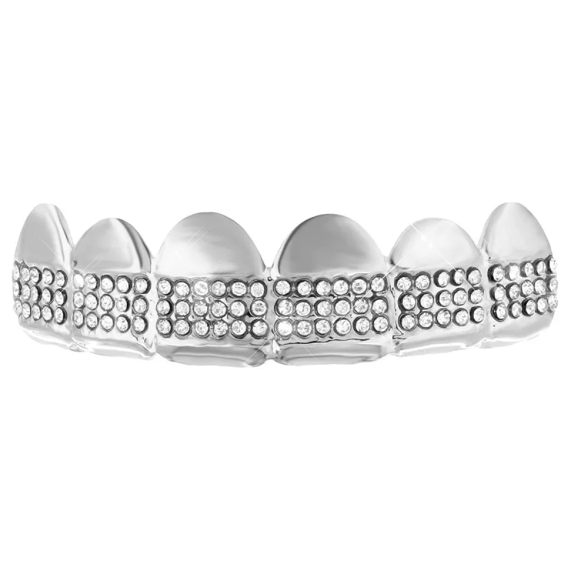 Designer Top Teeth Grillz Bling Hip Hop sold by Master Of Bling