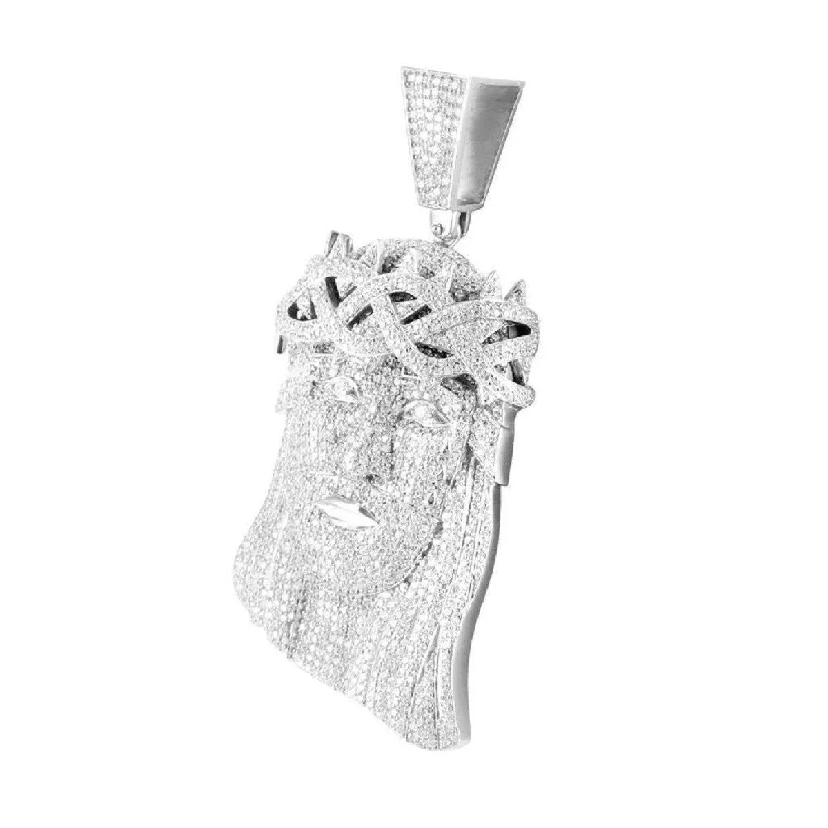 Jesus Pendant With Miami Cuban Chain sold by Master Of Bling product image thumbnail 4