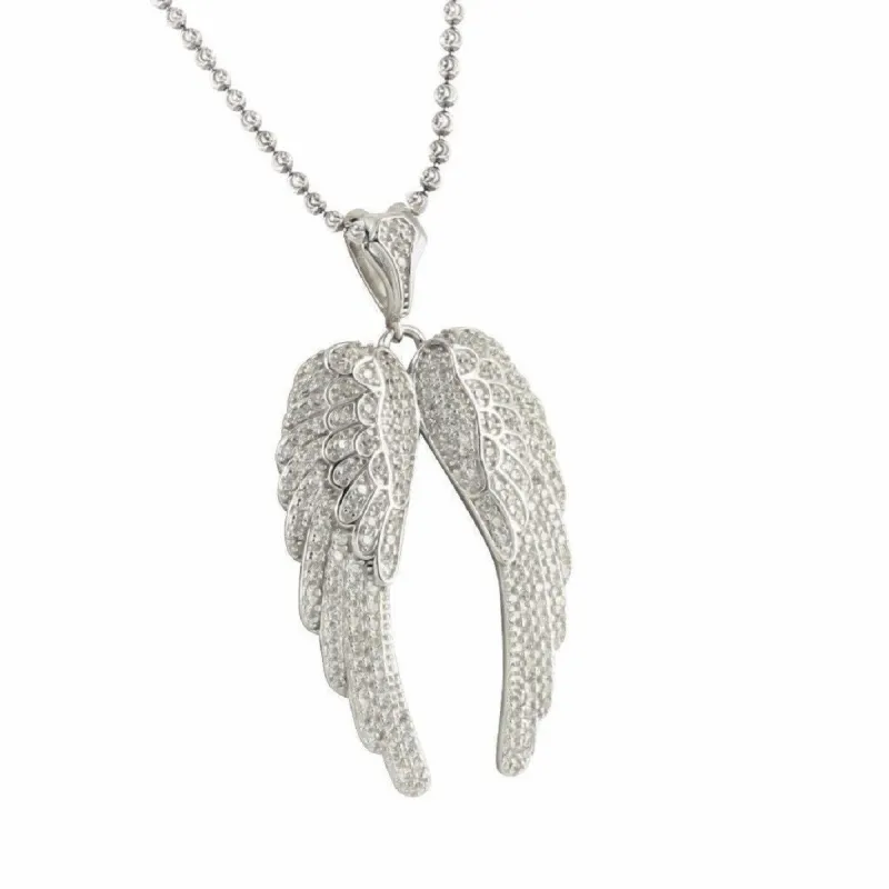 Angel Wings Pendant Chain Combo sold by Master Of Bling