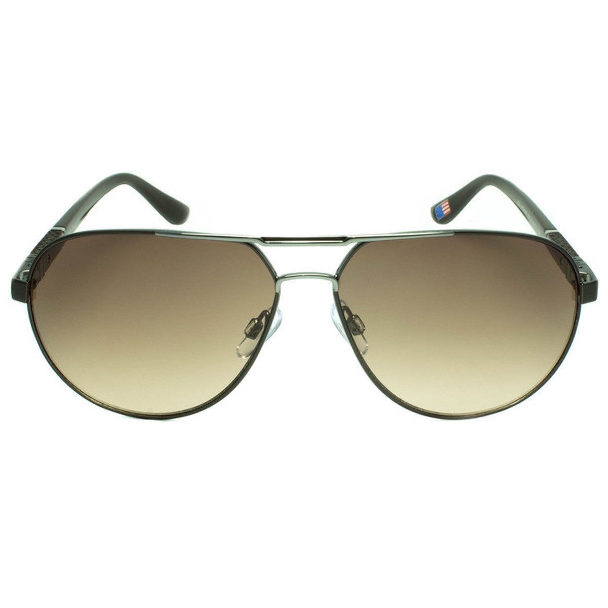 Brown Aviator Black Temple Frame Shades Sunglasse sold by Master Of Bling product image thumbnail 2