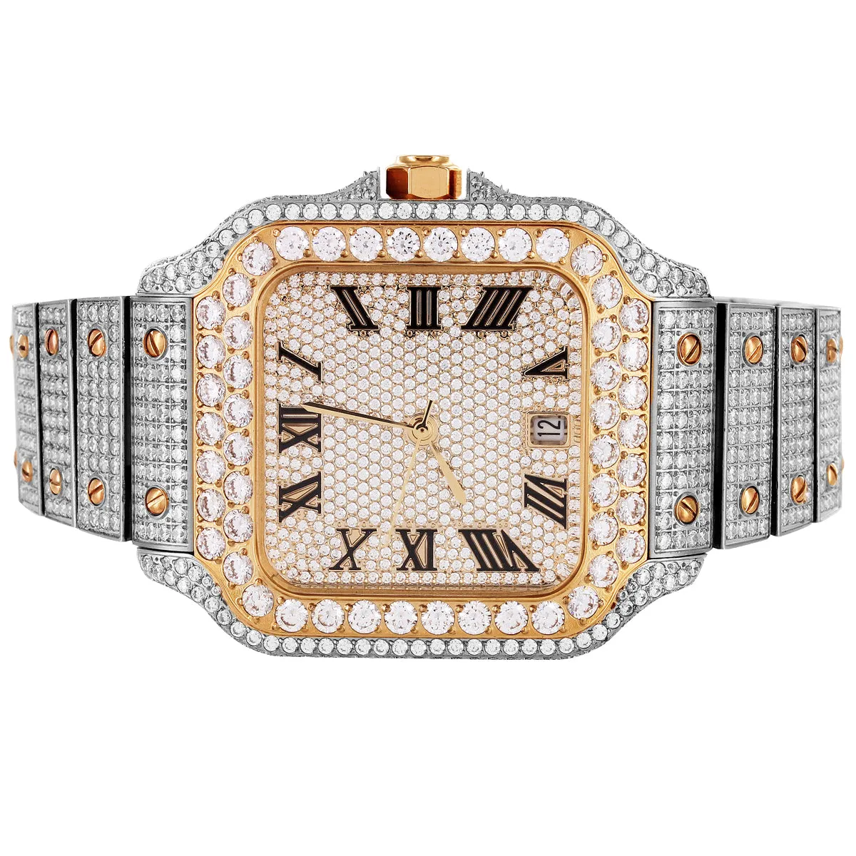 Steel Luxury Automatic Movement Two Tone Rose New Watch sold by Master Of Bling