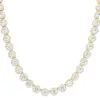 New Solitaire Round Links Custom Tennis Necklace sold by Master Of Bling