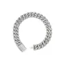 10MM Moissanite Diamond Miami Cuban Iced Sterling Silver Bracelet Mens Sizable sold by Master Of Bling