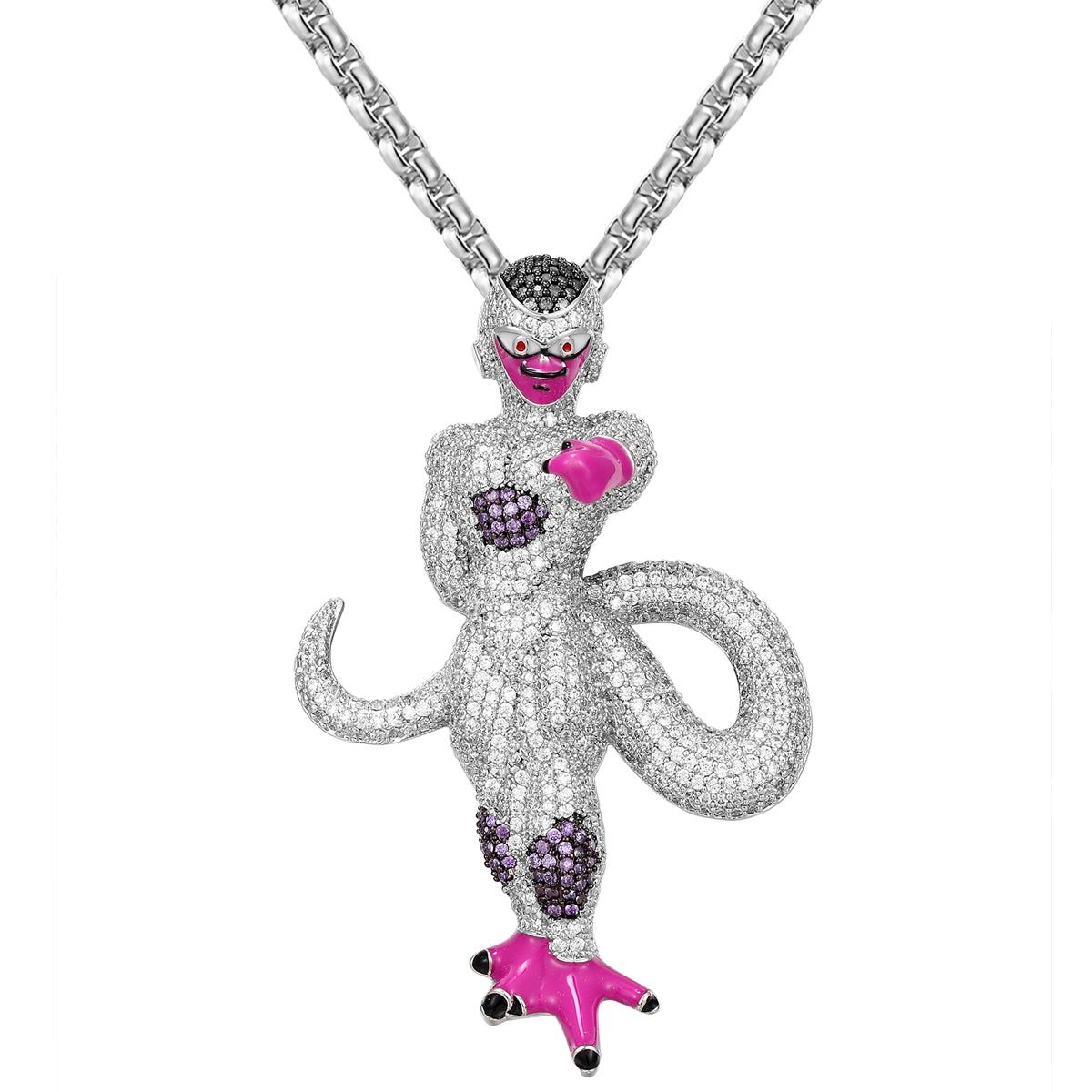 Icy Super Animated Character Enamel Bling Hip Hop Pendant sold by Master Of Bling