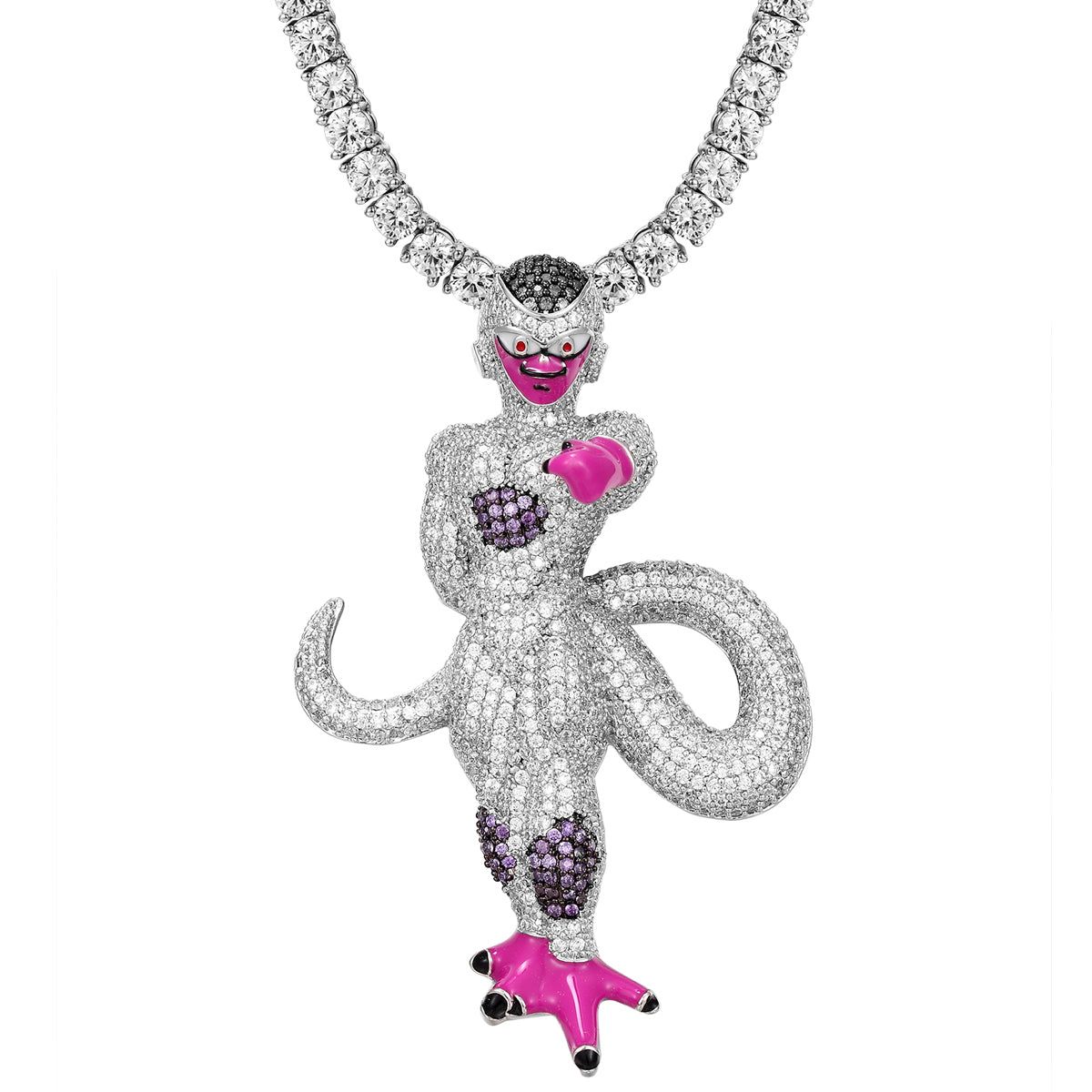 Icy Super Animated Character Enamel Bling Hip Hop Pendant sold by Master Of Bling product image thumbnail 2