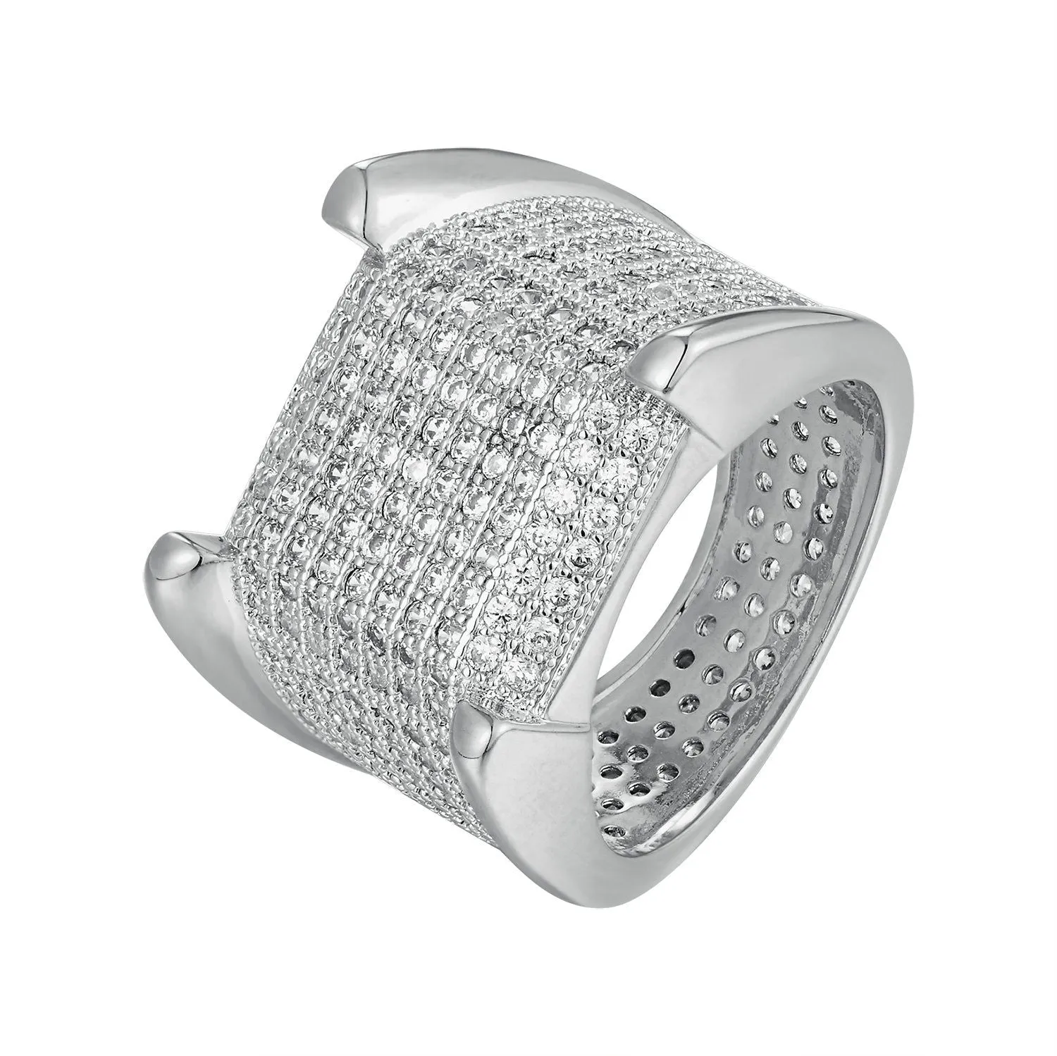 Hip Hop Men's Custom Designer Wedding Square Band sold by Master Of Bling