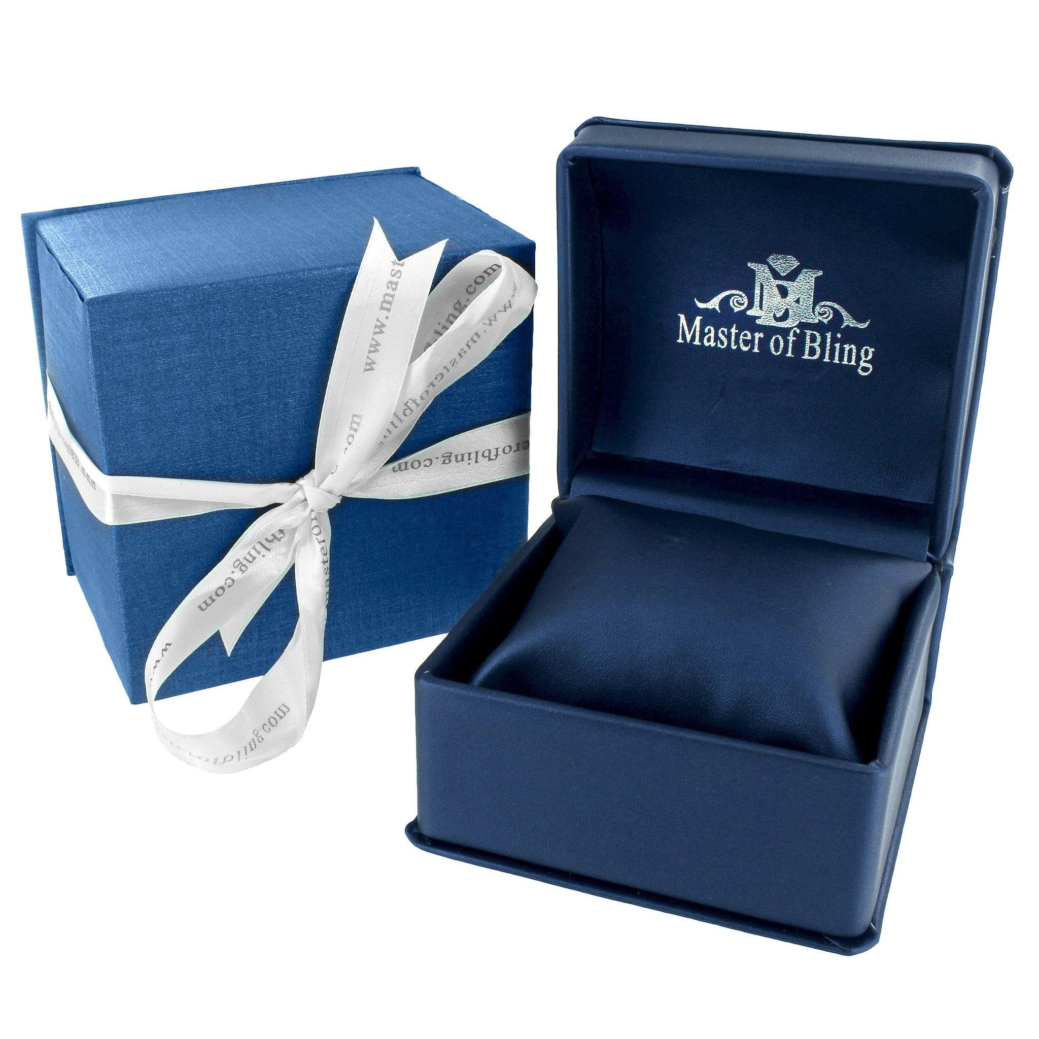 Square Face Watch Bling Simulated Diamonds Matching Bracelet Gift Set sold by Master Of Bling product image thumbnail 4