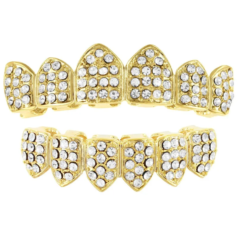 Men's Designer Crown Style Grillz Set sold by Master Of Bling