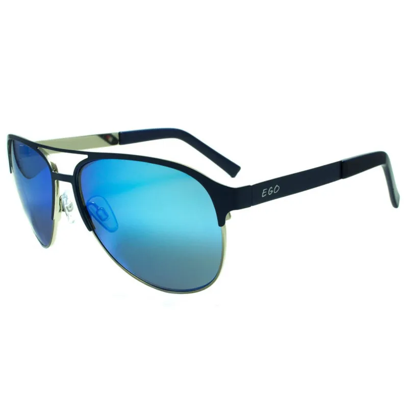 Ocean Blue Lens Metal Black Frame Mens Sunglasses sold by Master Of Bling