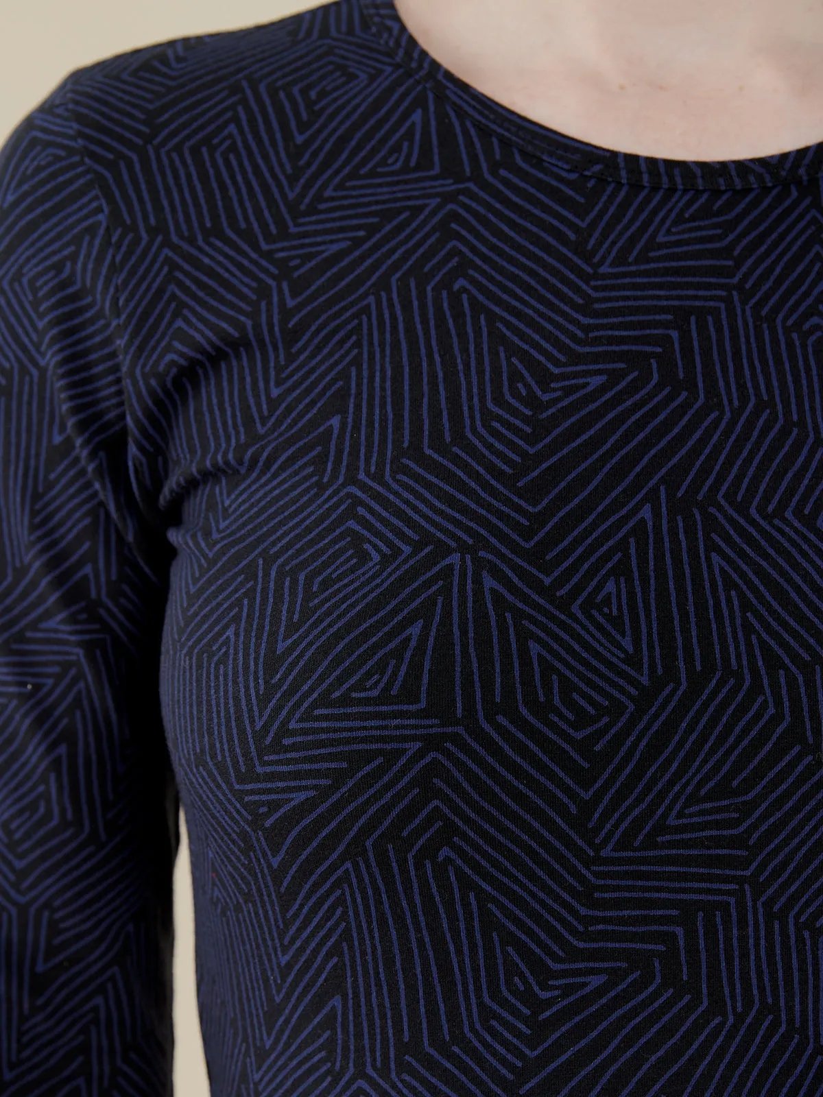 Mumbai Maxi Dress - Tree Rings Midnight sold by Mata Traders product image thumbnail 2