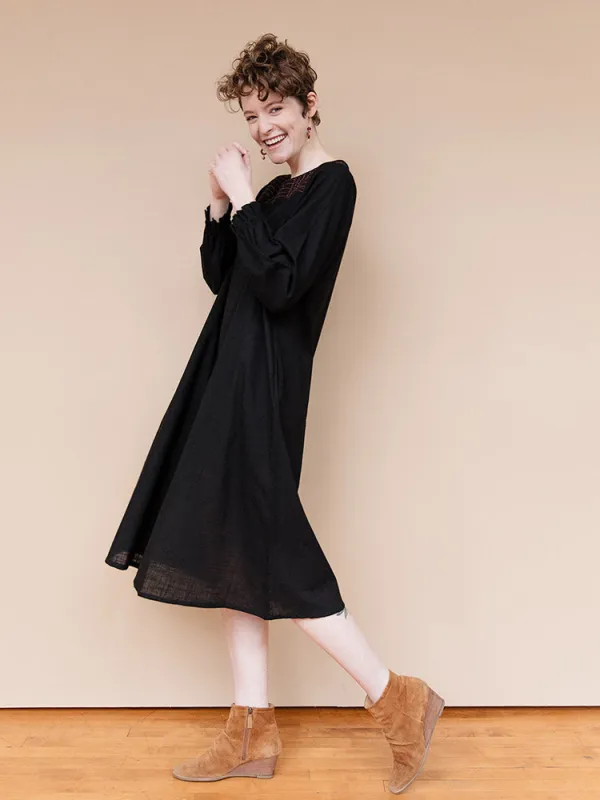 Preeti Dress - Black sold by Mata Traders