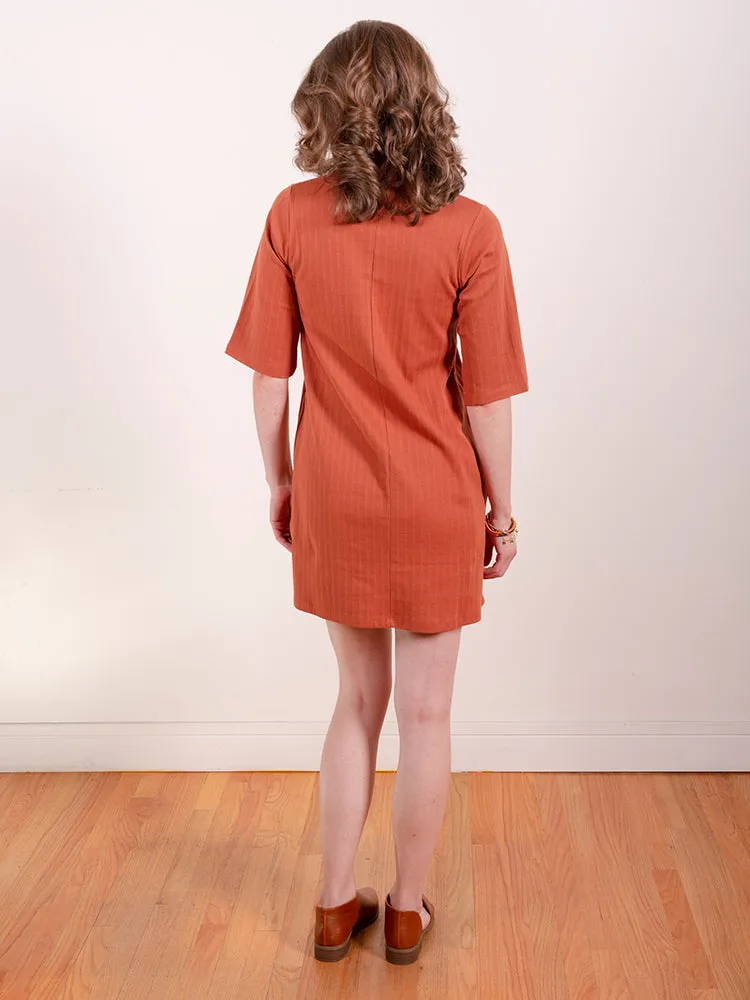 Eve Dress - Sandstone Rib Knit sold by Mata Traders product image thumbnail 3