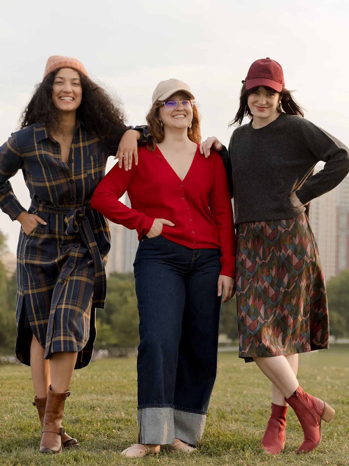 Sutton Shirtdress - Navy Yellow Plaid sold by Mata Traders product image thumbnail 2