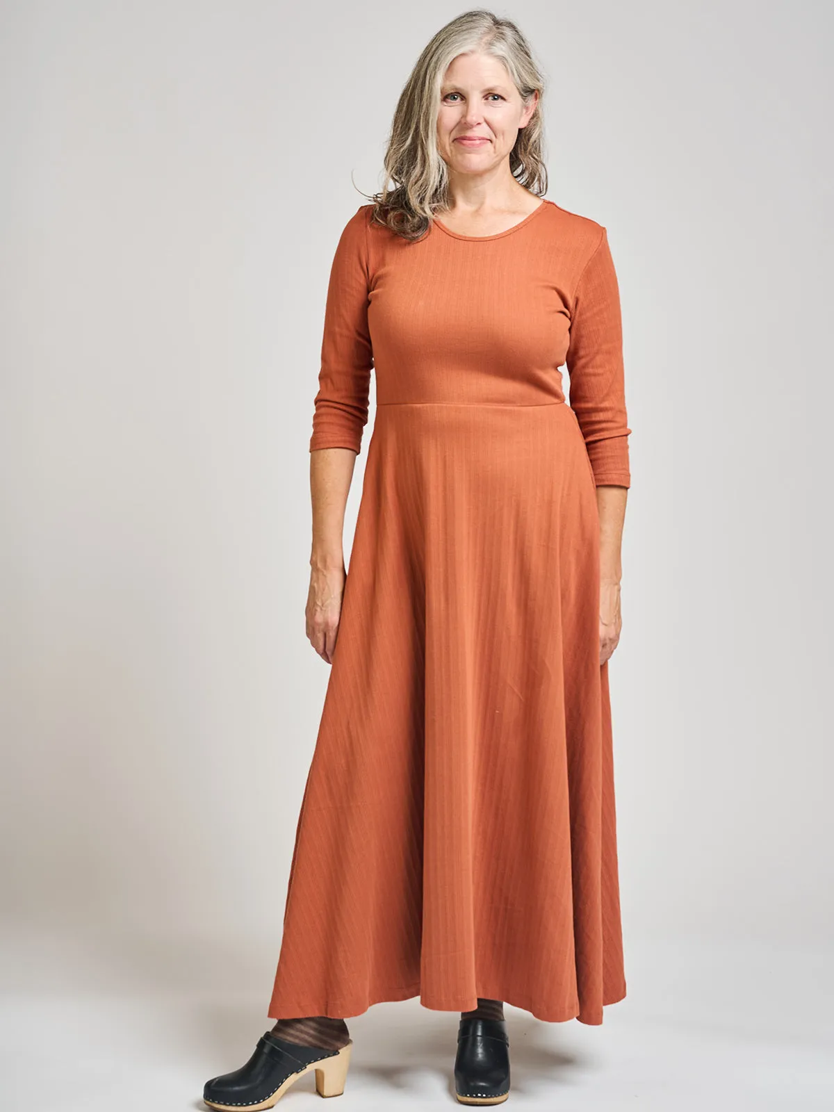 Mumbai Maxi Dress - Sandstone Rib Knit sold by Mata Traders product image thumbnail 5