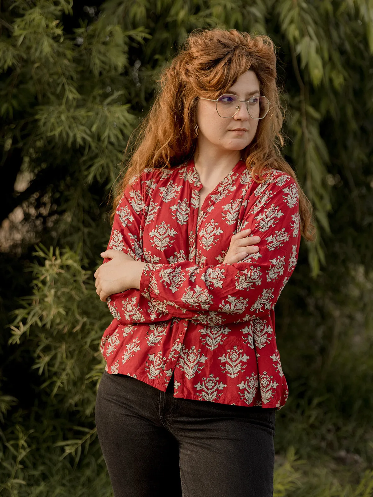 Stella Top - Scarlet Modal sold by Mata Traders product image thumbnail 3