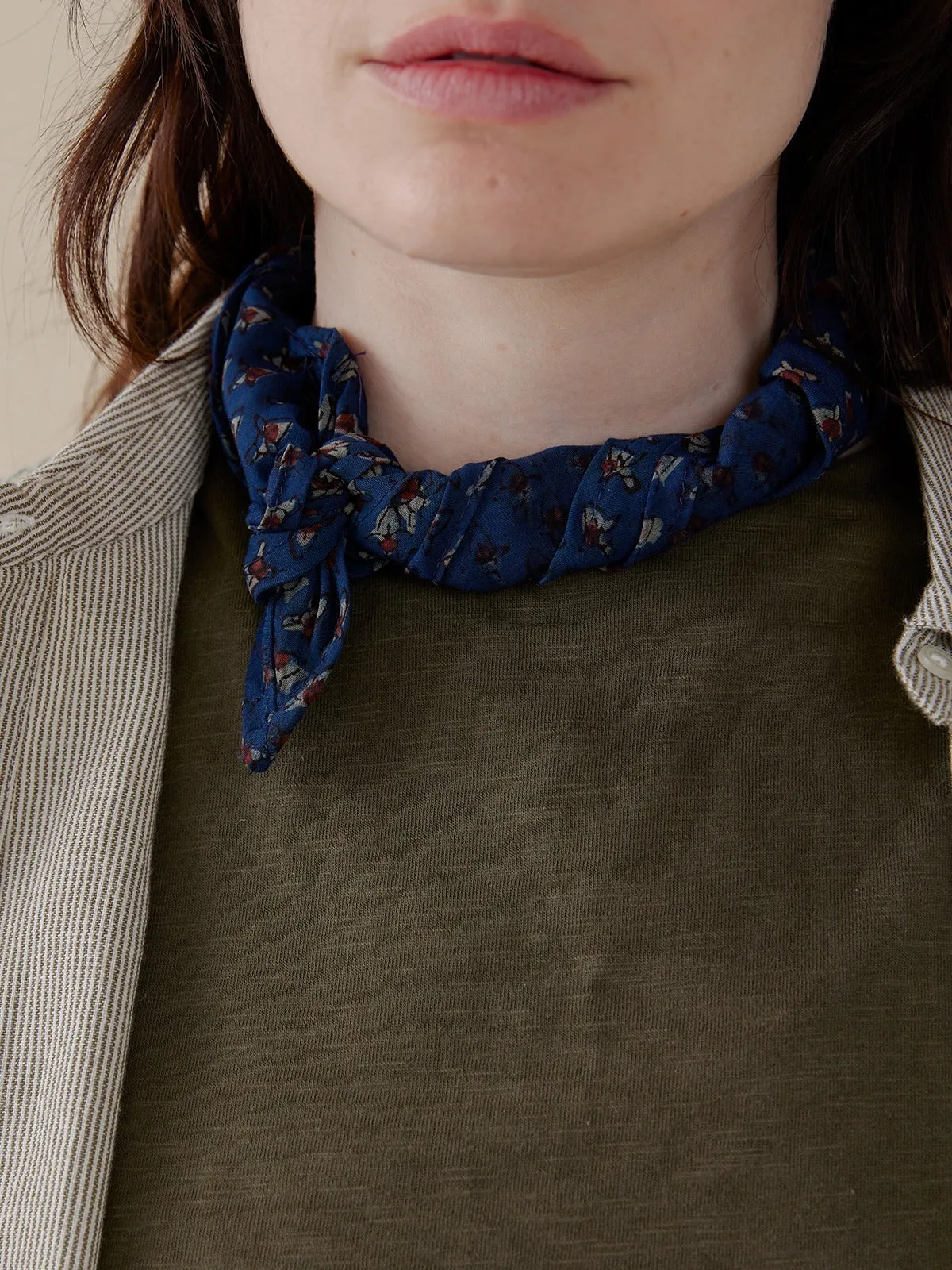 Square Scarf - Indigo Modal sold by Mata Traders