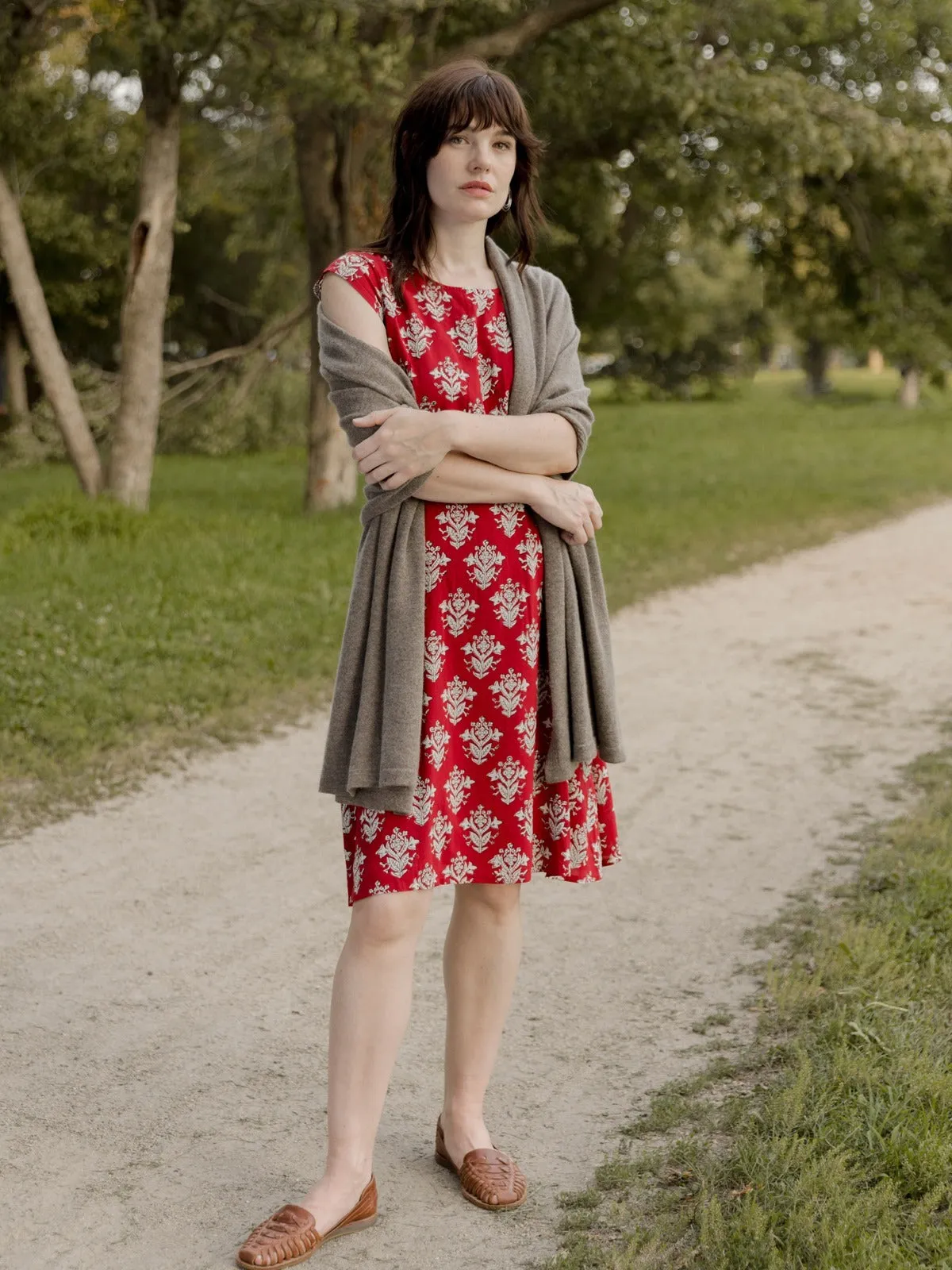 Marseille Dress - Scarlet Modal sold by Mata Traders product image thumbnail 4