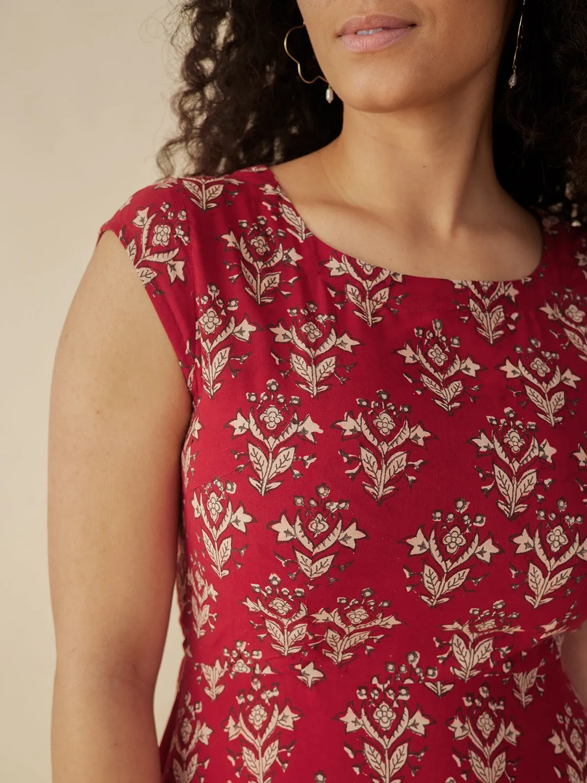 Marseille Dress - Scarlet Modal sold by Mata Traders product image thumbnail 2