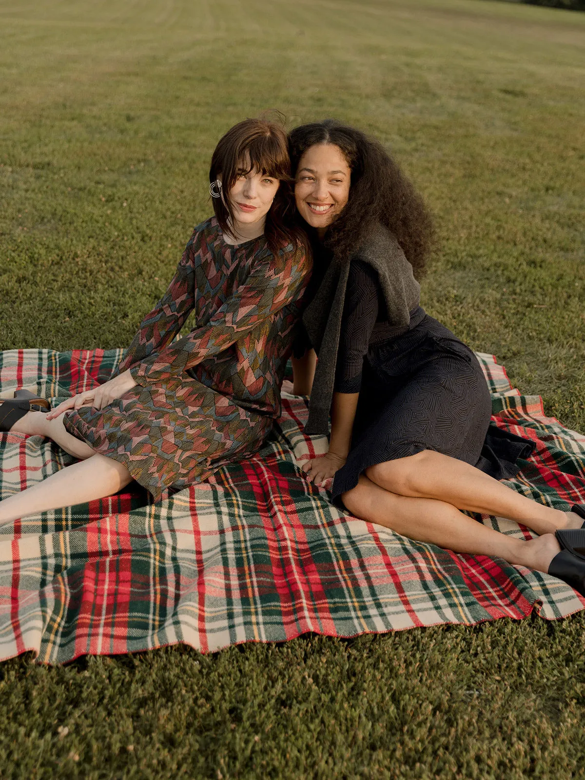 Nova Long Sleeve T-Shirt Midi Dress - Geo Jewels sold by Mata Traders product image thumbnail 2