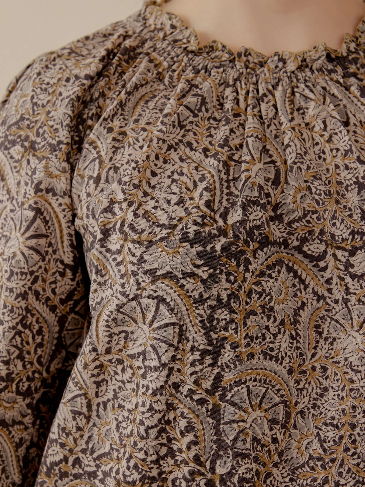 Yashvi Long Sleeve Dress - Midnight sold by Mata Traders product image thumbnail 2