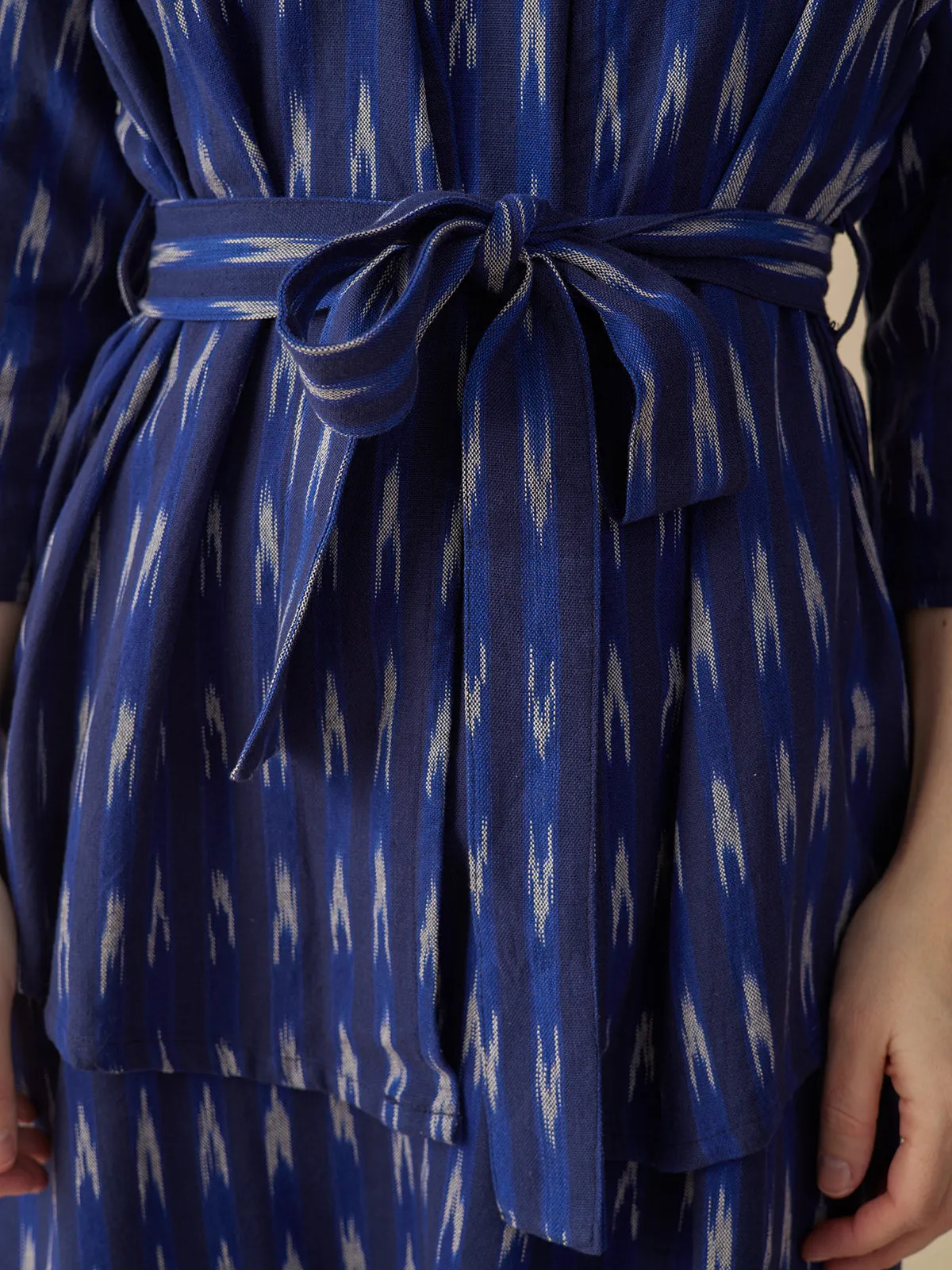 Crossroads Jacket - Sapphire Ikat sold by Mata Traders product image thumbnail 5