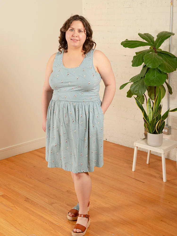 Asheville Plus Size Dress - Badminton Slate sold by Mata Traders product image thumbnail 3