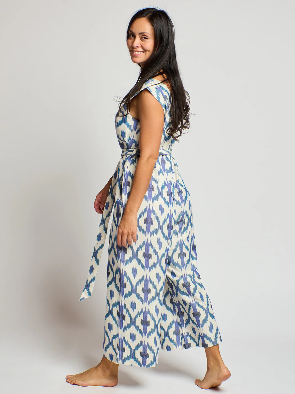 Jana Jumpsuit - Seashore Ikat sold by Mata Traders product image thumbnail 2