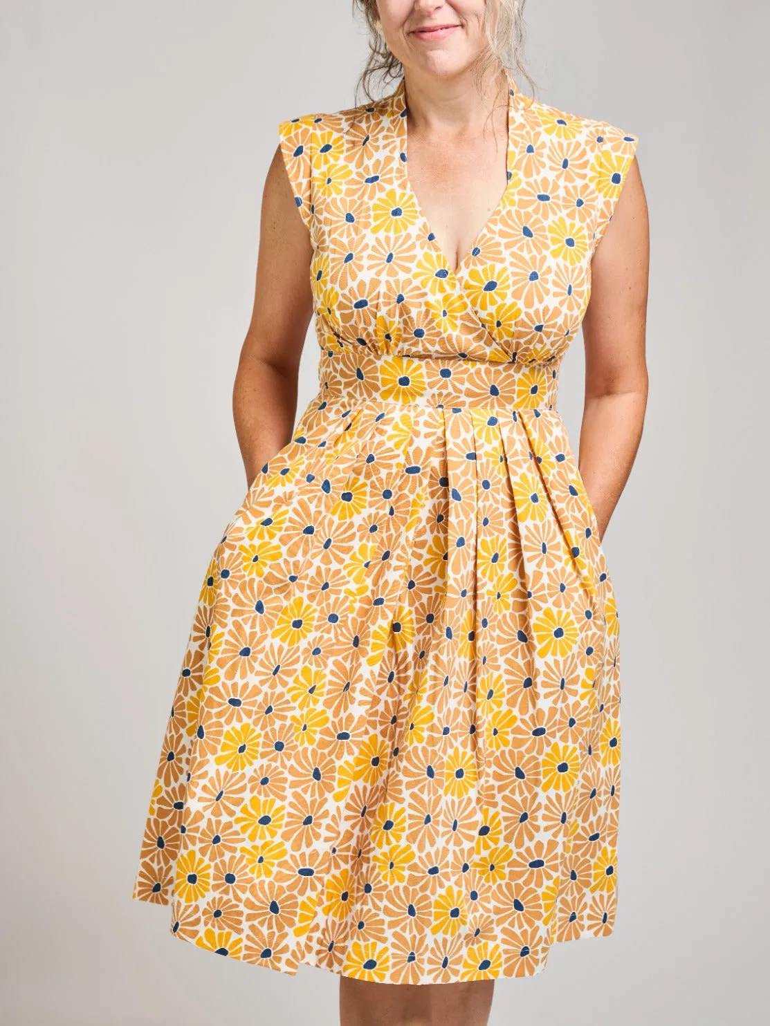 Lucille Dress - Sunny Floral sold by Mata Traders
