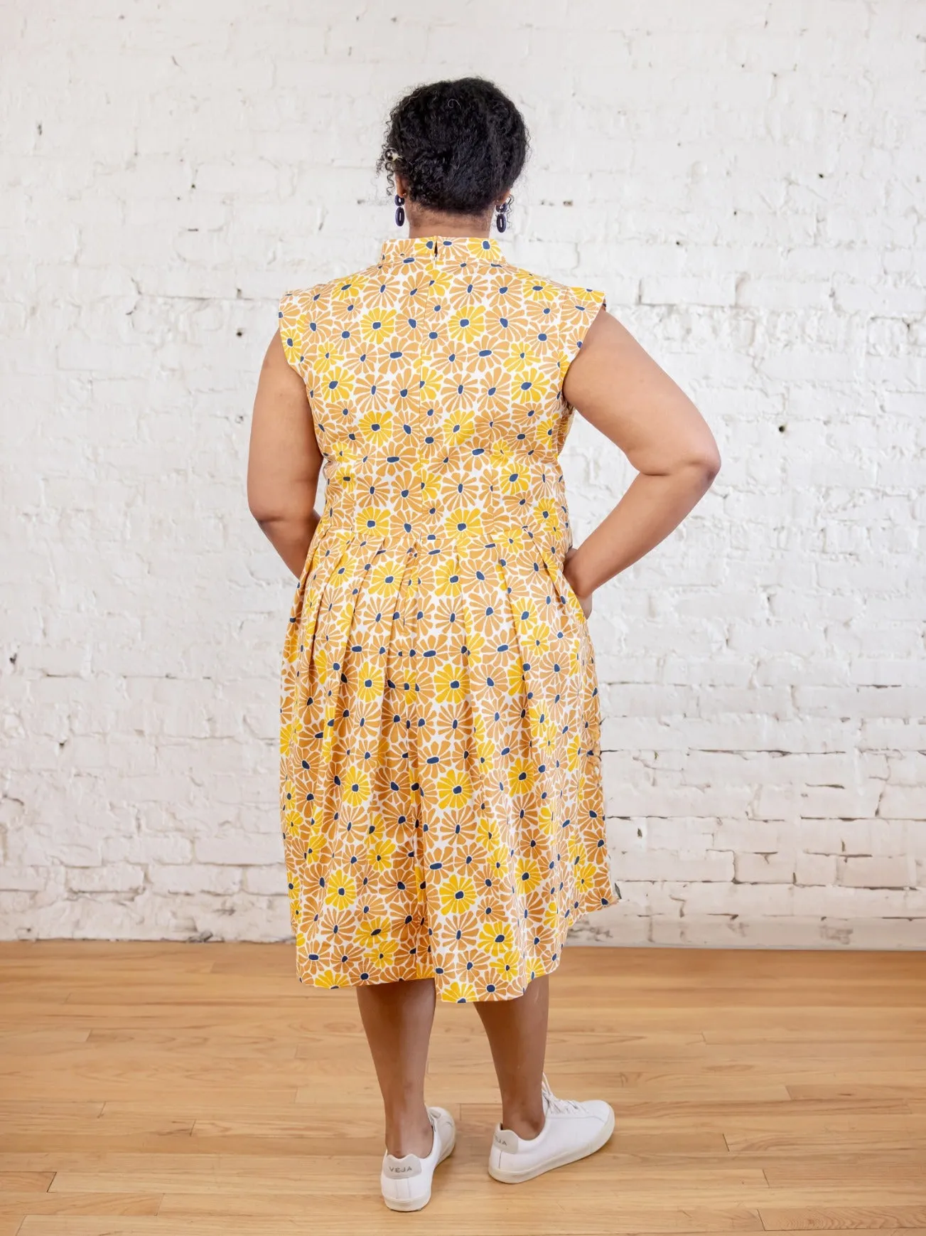 Lucille Plus Size Dress - Sunny Floral sold by Mata Traders product image thumbnail 3