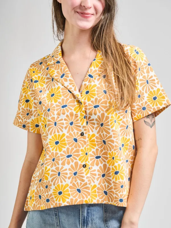 Camp Shirt - Sunny Floral sold by Mata Traders