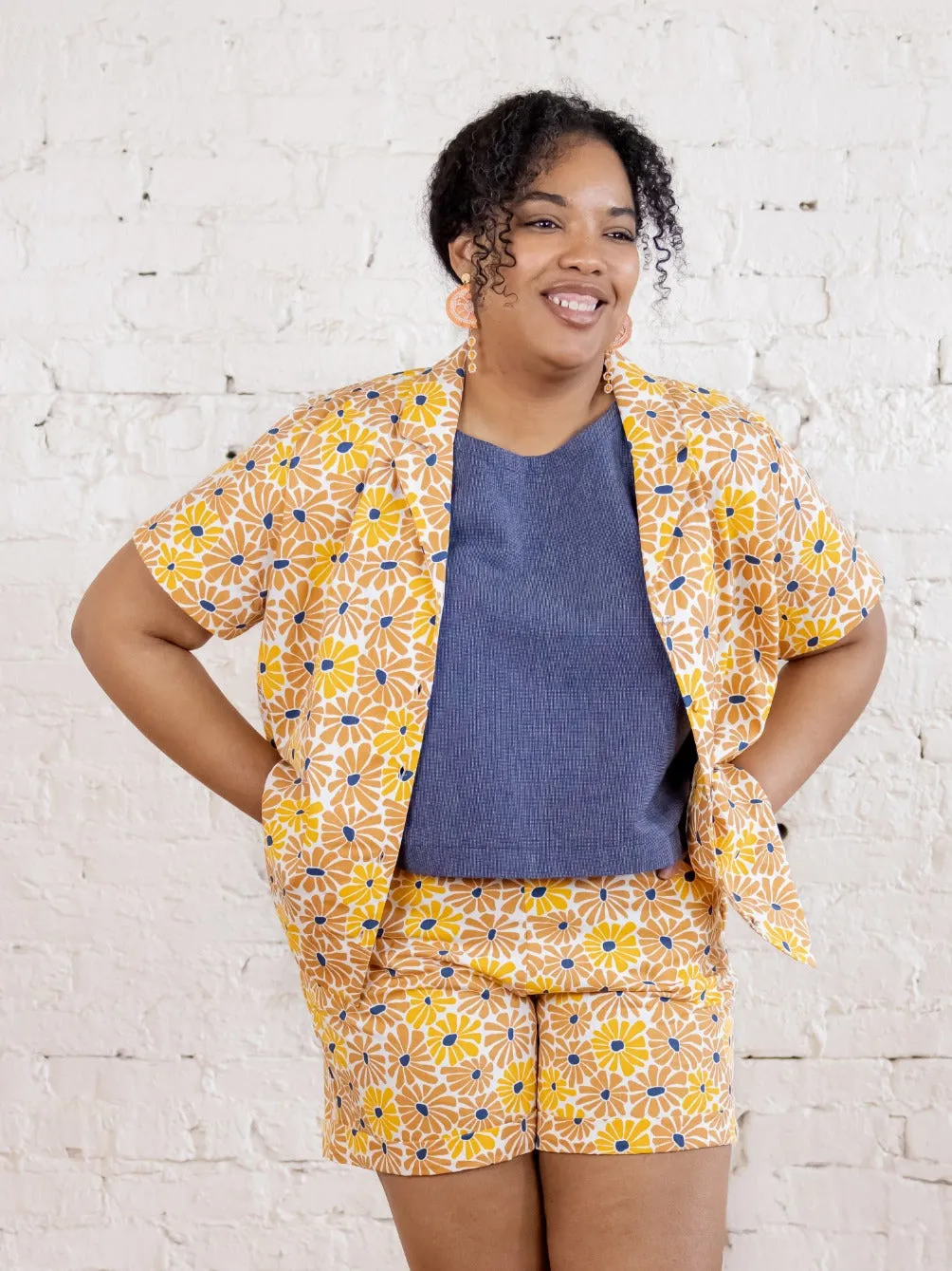 Camp Plus Size Shirt - Sunny Floral sold by Mata Traders product image thumbnail 4