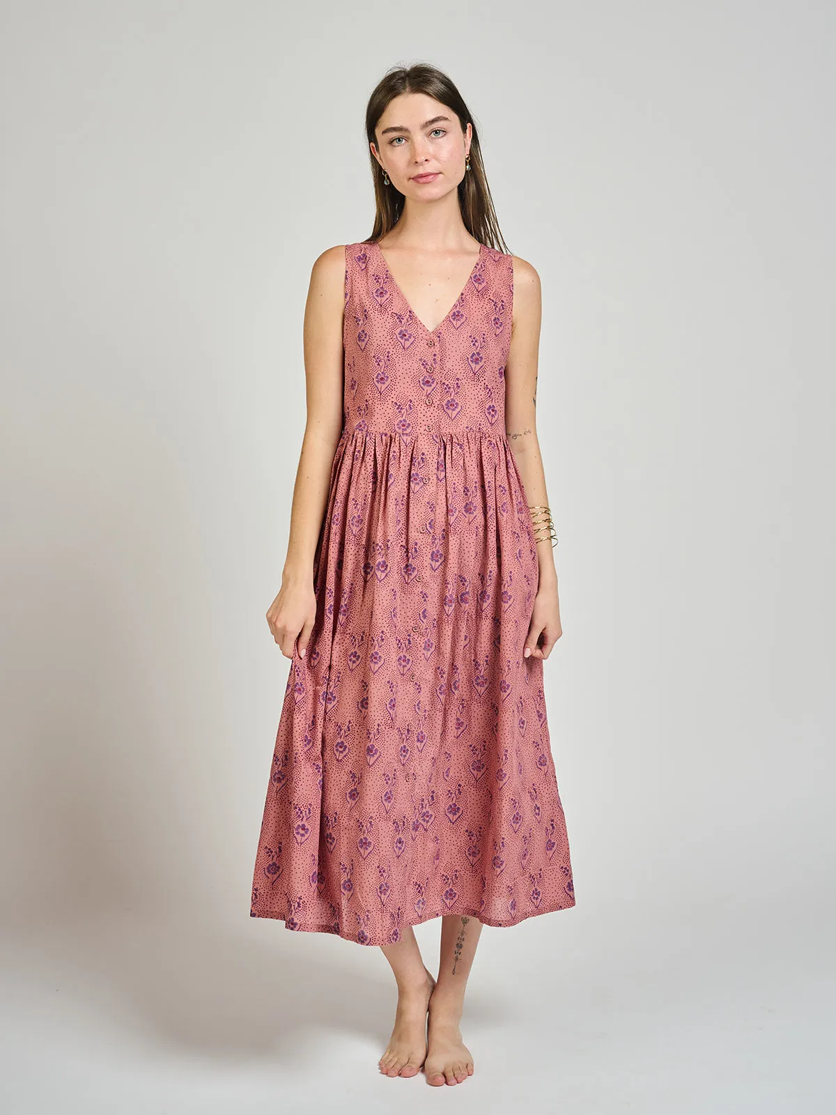 Olivia Dress - Rose sold by Mata Traders product image thumbnail 4