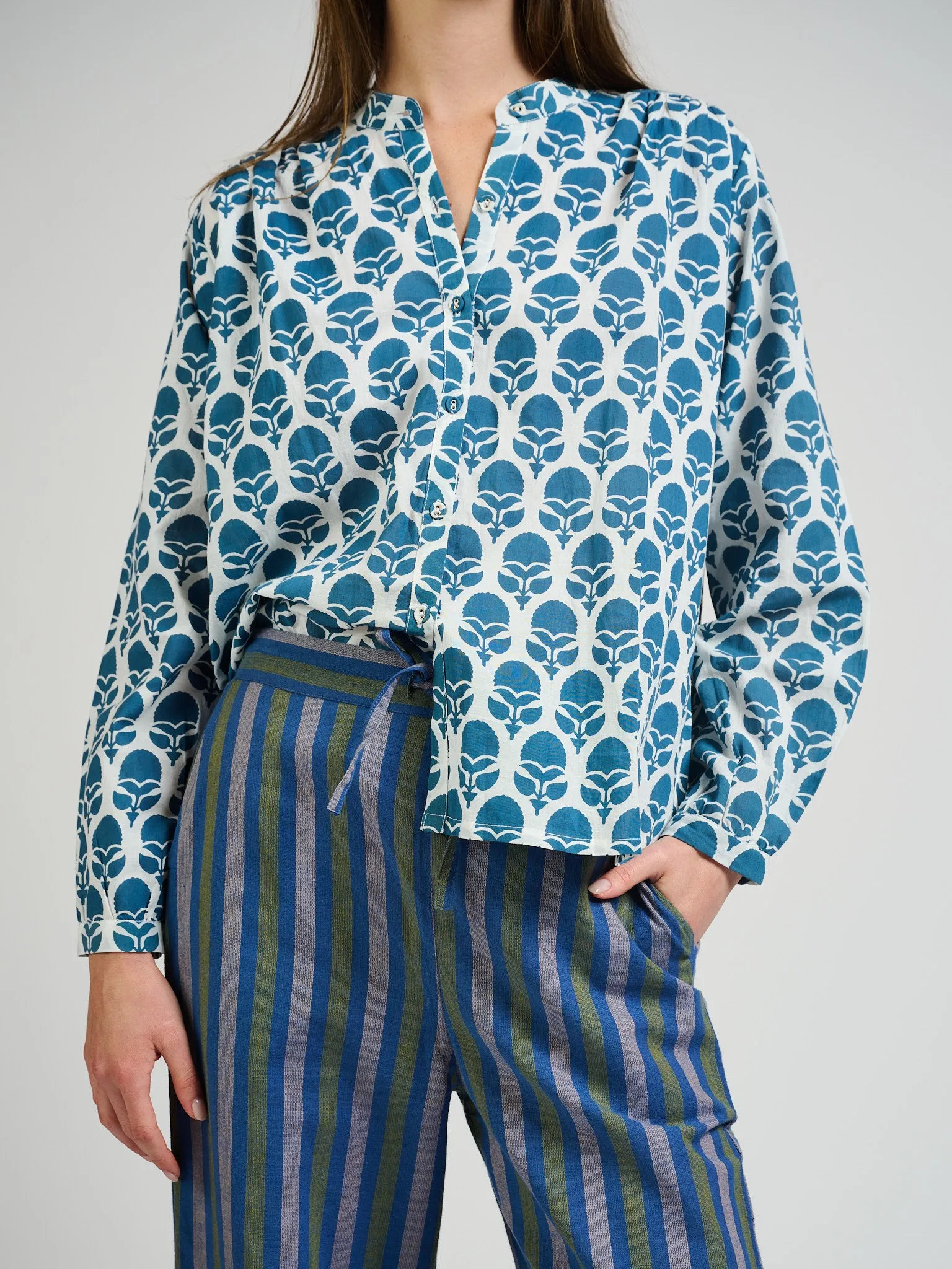 Stella Top - Marigold White sold by Mata Traders product image thumbnail 5