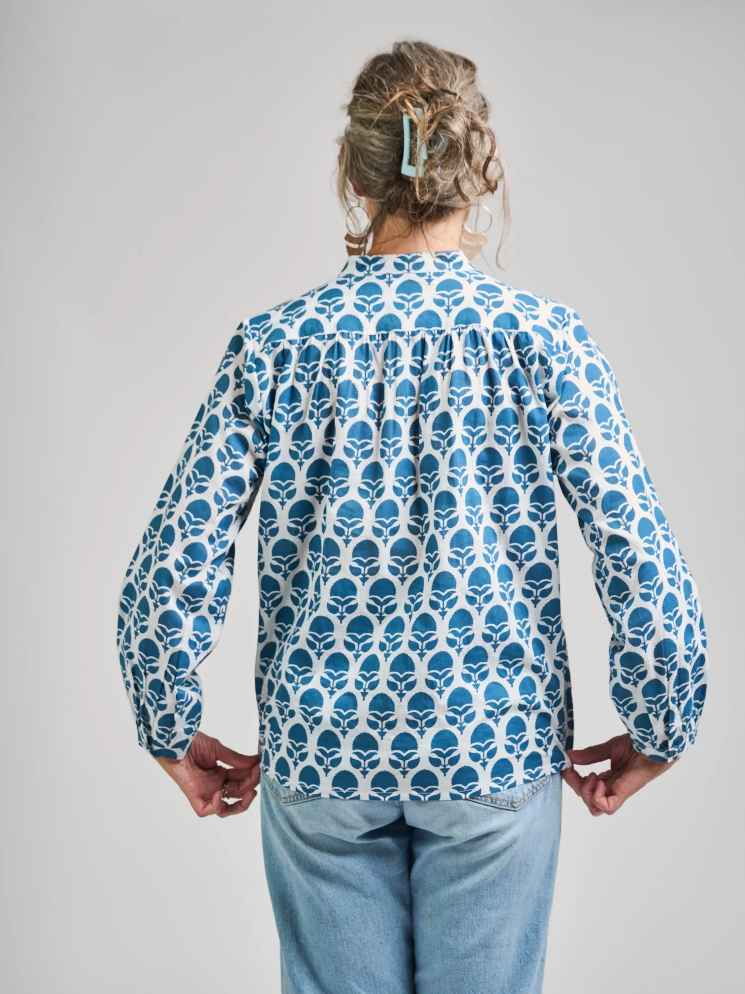 Stella Top - Marigold White sold by Mata Traders product image thumbnail 3