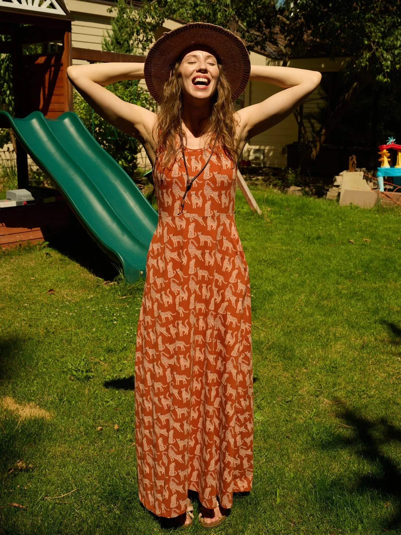 Vero Maxi Dress - Leopard Sienna sold by Mata Traders product image thumbnail 4