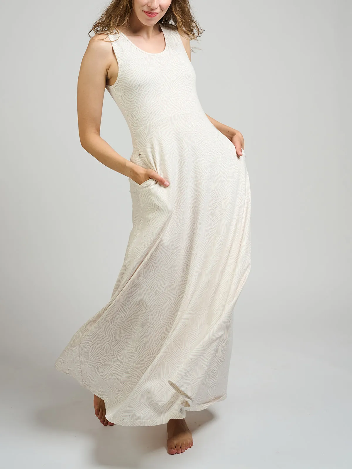 Vero Maxi Dress - Tree Rings Shell sold by Mata Traders product image thumbnail 3
