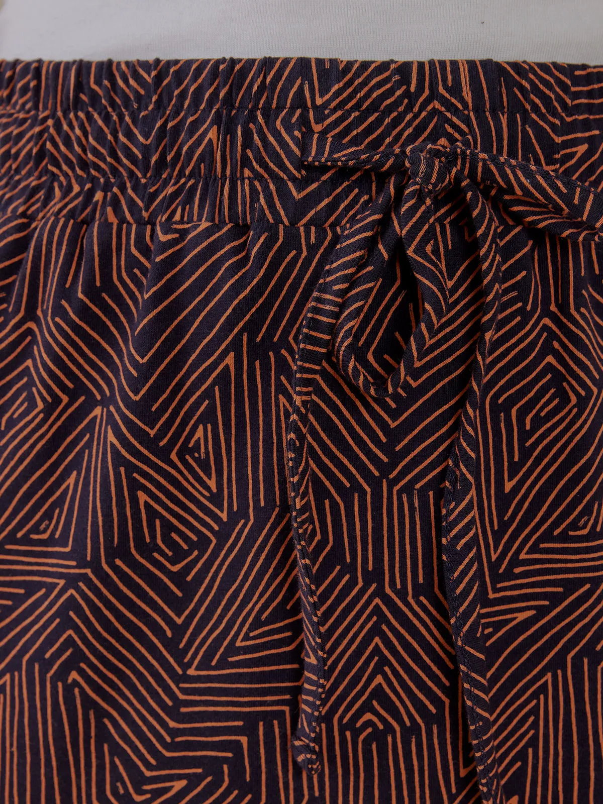 Isla Skirt - Tree Rings Blue sold by Mata Traders product image thumbnail 5