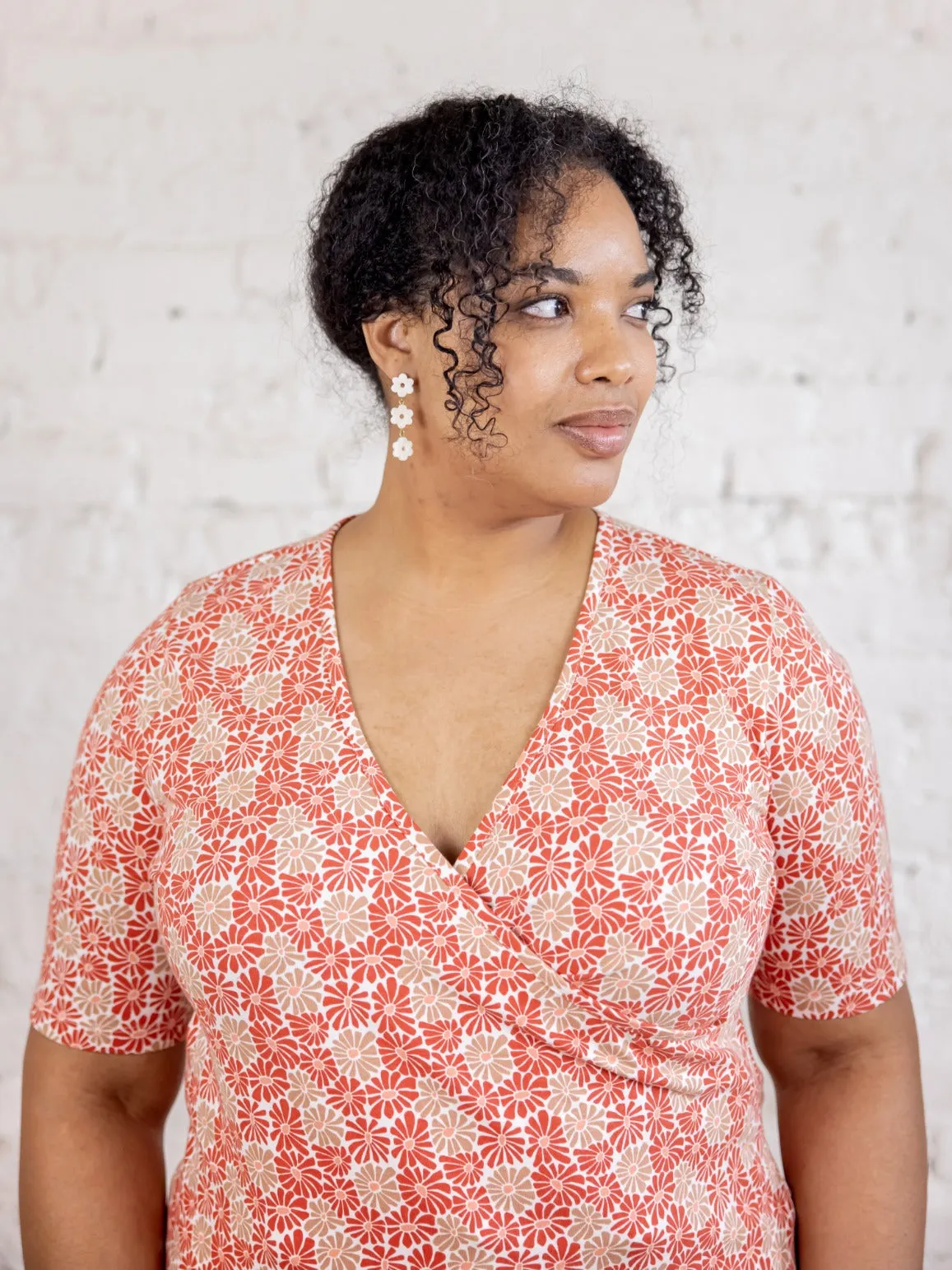 Gianna Plus Size Wrap Top - Matisse Vermillion sold by Mata Traders product image thumbnail 2