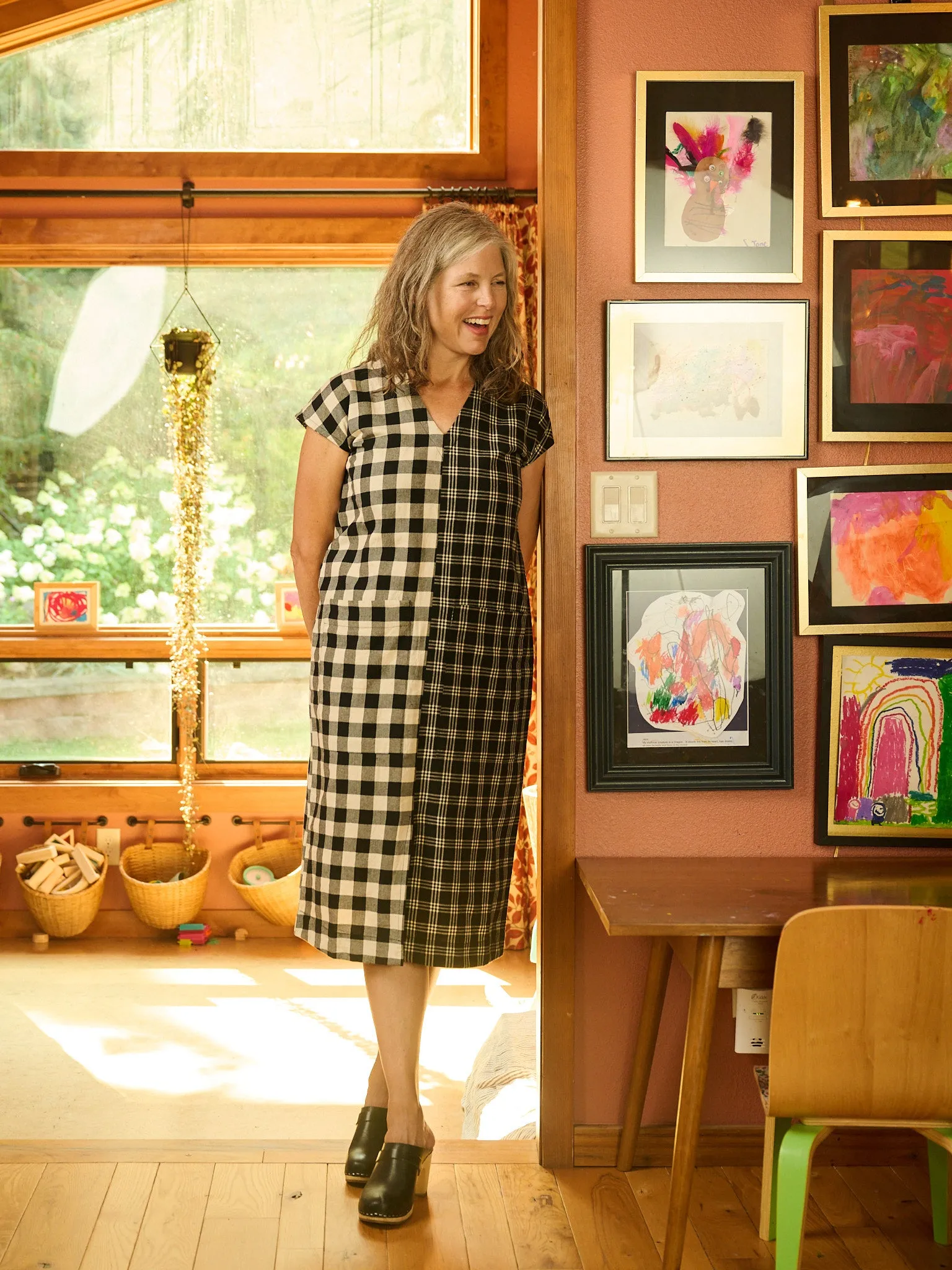 Padma Pocket Dress - Black and White Mix sold by Mata Traders product image thumbnail 5