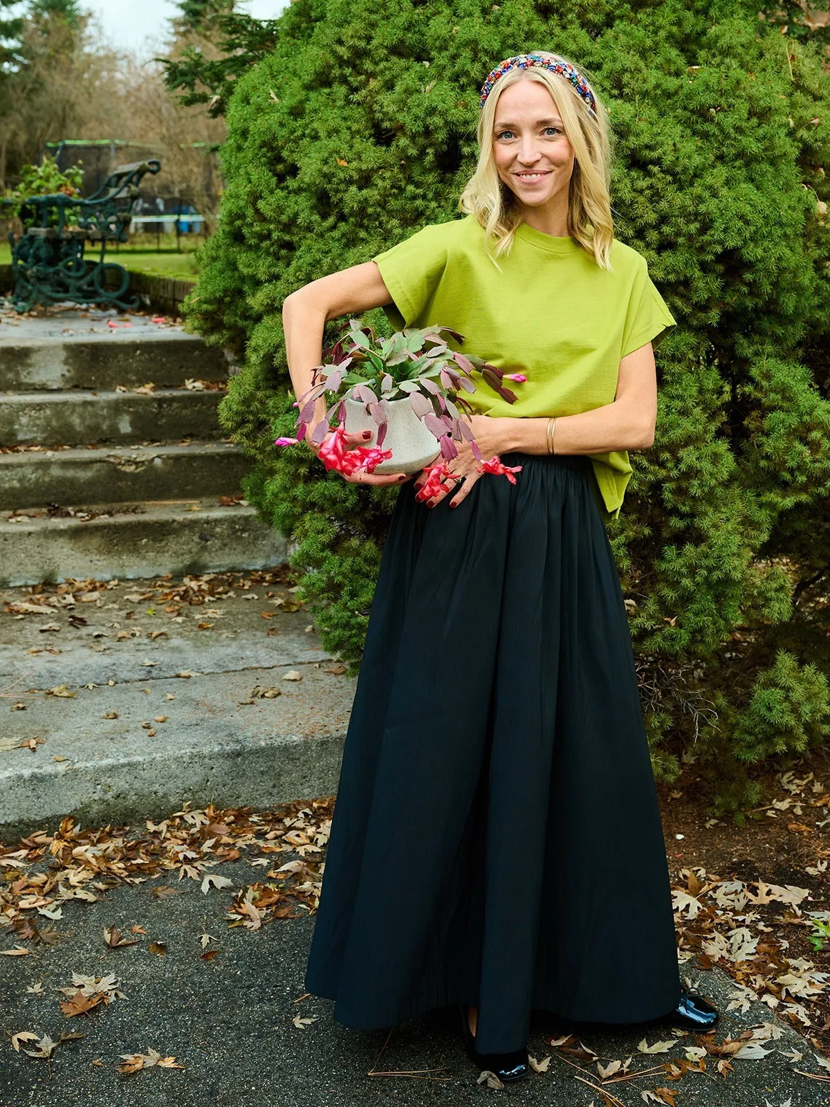 Caitlin Top - Loop Knit Moss sold by Mata Traders