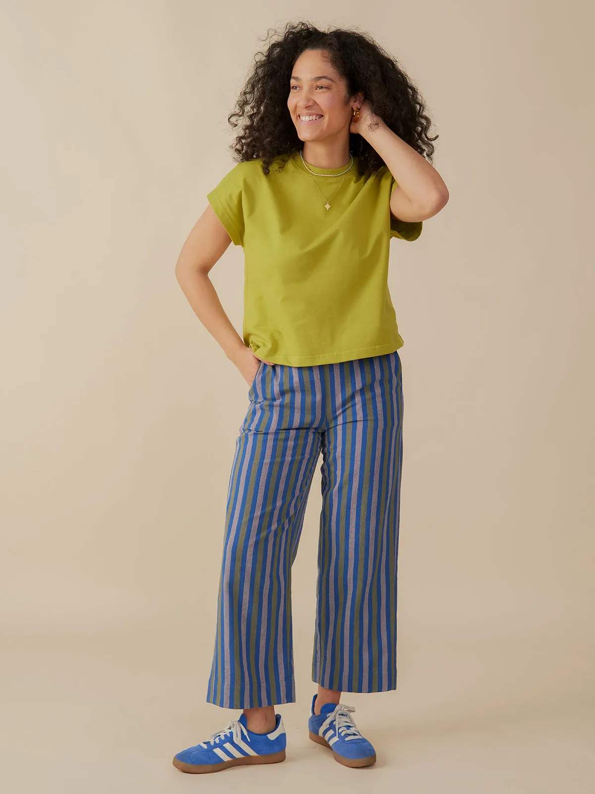 Caitlin Top - Loop Knit Moss sold by Mata Traders product image thumbnail 3