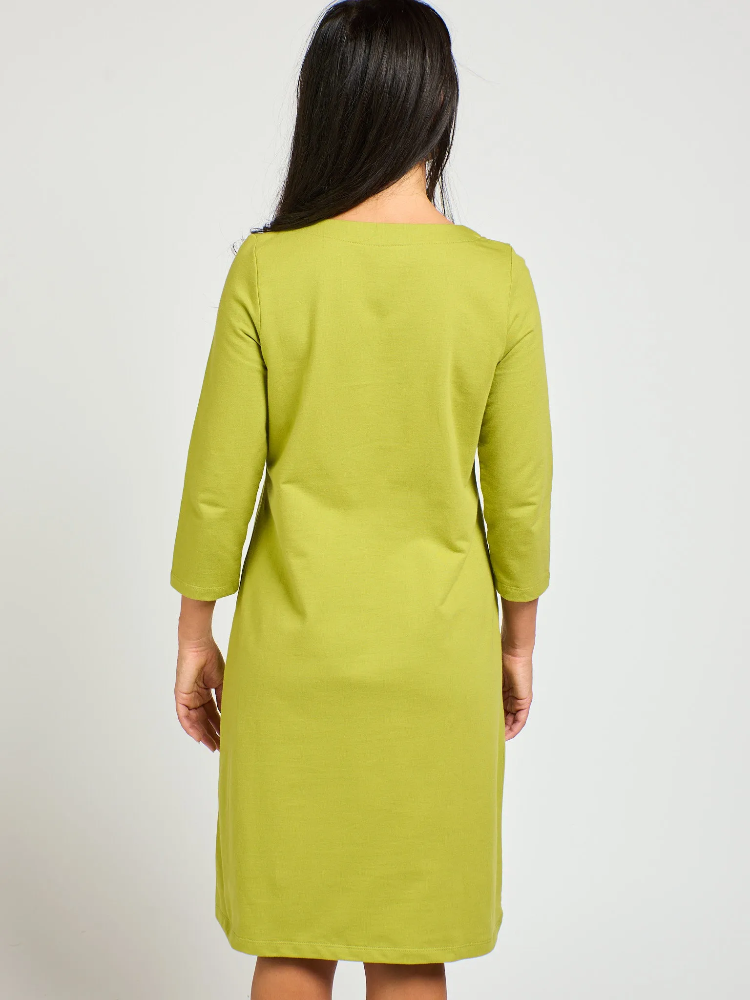 Sylvan Shift Dress - Loop Knit Moss sold by Mata Traders product image thumbnail 3