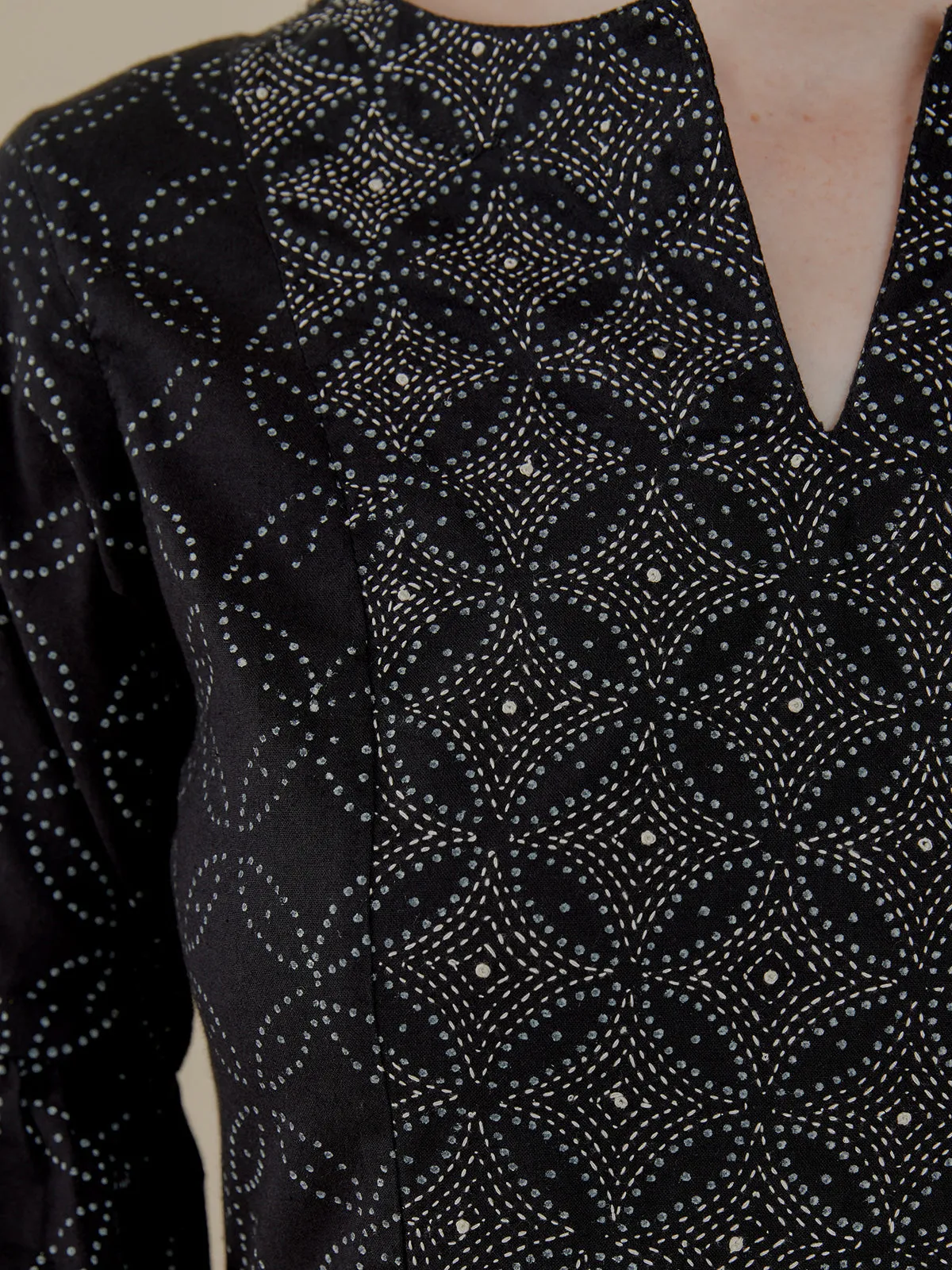 Fiona Dress - Ikigai Black sold by Mata Traders product image thumbnail 2