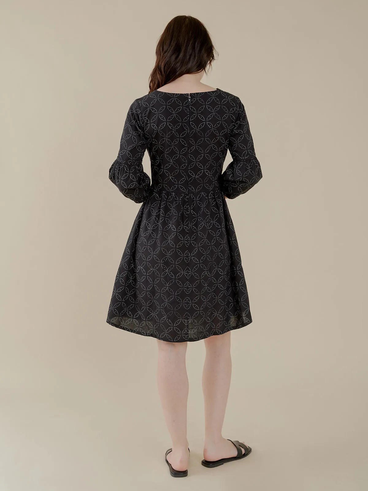 Fiona Dress - Ikigai Black sold by Mata Traders product image thumbnail 4